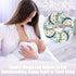 30 Sosation Pcs Reusable Nursing Pads Washable Bamboo Breast Pads with Storage Bag and Cotton Laundry Bag Fresh Floral