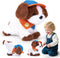 hahaland Robot Dog Realistic Interactive Plush Kids Toy Voice Controlled Talking Acts