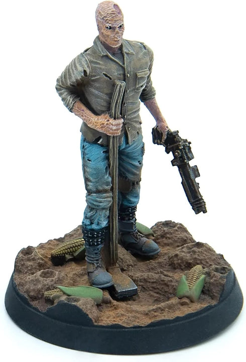 Fallout Wasteland Warfare: Survivors - Ghoul Settlers (The Slog) - 6 Unpainted Resin Miniatures, 32MM Scale Figures