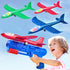 Toy Airplane 3 Pack, Airplane Launcher Toys with 2 Flight Modes for Kids Ages 3-12 Birthday Gift