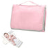 VEKELEE Pink Portable Diaper Changing Pad for Baby, Waterproof & Foldable Changing Mat, Soft & Comfortable with Wipes