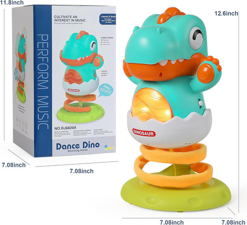 Didklom 9+ Baby & Toddler Learning Toy DJ Bouncin Beats with Music, Motor Skills & Cause-Effect Learning Volume