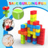 Magnetic Building Blocks Large, 1.65 inch Magnetic Stacking Cubes for Toddlers, Sensory & Montessori Toys for Boys & Girls 1 2 3 Years Old (12 PCS)