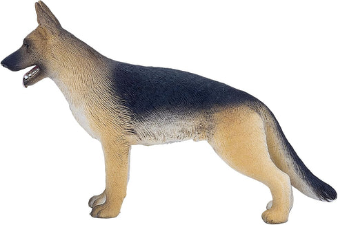 MOJO Realistic German Shepherd Hand Painted Domesticated Animal Toy Figurine