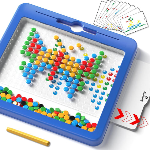 Ci Vetch Large Magnetic Dots Board for Toddlers, Magnetic Drawing Board for Kids, Magnetic