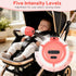 KIYPUT 5-Speed Settings, 12-Hour 40-Minute Hands-Free Baby Stroller Rocker | Automatic Rocking Device for Cribs