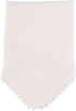 Carriage Boutique Off White Quilted Blanket with Lace Trim