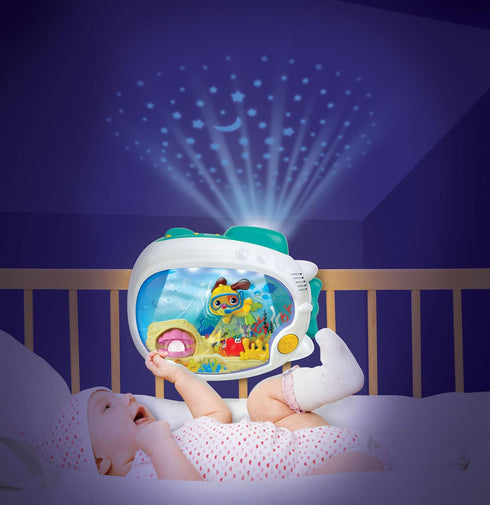 3-in-1 winfun Soothing Seas Nightlight with Music Box Projector, and Soft Glowing Light - Calming Lullabies