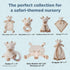 Bearington Lil' Lofty Giraffe Loveys for Babies, Security Blanket with Stuffed Animal, 18 Inch