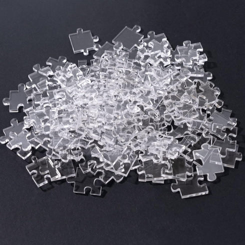 Clear Hard Puzzle Jigsaw, 120 Piece Difficult Challenge Game for Adults and Children