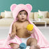 ELSVIN Set 2 30 30 Inch 400 of Hooded Baby Towels Purple and Pink Luxurious, Large and Super Absorbent x Soft