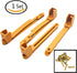 Crib Fence Lifter Lifting Rail Connection Set - Brown with Screws