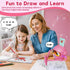100 12 3 4 5 6 7 8 Peledic Drawing Robot Toy for Kids with Word Cards & Color Pens, Voice Interactive Educational