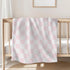 Selgkds 60x80inch Pink and White Checkered Baby Blankets for Girls Boys Gingham Plaid Checkerboard Infant Toddler
