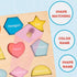 Montessori Toy for Babies 12-18 Months, Wooden Shape Puzzles for Toddlers 1-3, Baby Puzzle with Knob, Color & Shape