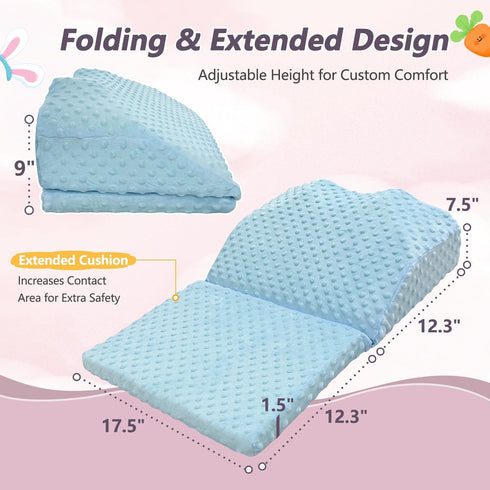 Tummy Tummy Time Pillow Colic & Gas Baby Relief for Newborns Reflux, Infant Time Prop Shoulder Support Neck Strength