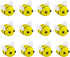 Prudance 12 Piece Wool Felt Bees, Cute DIY Craft Supplies for Baby Showers and Home Decoration