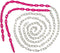 Swing Set Stuff 8 1/2 Coated Swing Chain with SSS Logo Sticker, Pink