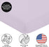 Sweet Jojo Designs Lavender Purple Fitted Crib Sheet - Watercolor Floral Collection