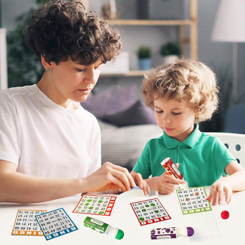 1 -100 10 SEETOOOGAMES Bingo Paper Game Cards - Card Books of Sheets