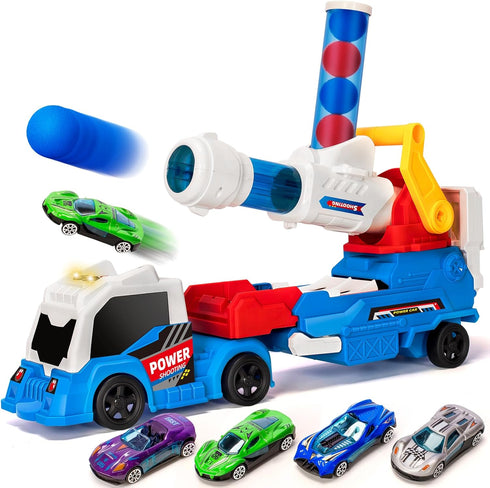 BainGesk Semi Truck Toys Car for 3, 4, 5, 6, 7, 8