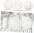 Hemoton Pregnancy Pillow with Adjustable Wedge for Supportive Side Sleeping Maternity Cushion for Pregnant Women Soft