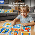 TOY Life Toddler Puzzles Ages 2-4 - Wooden Puzzles for Toddlers 1-3, 8 Piece Educational Toys for Kids 2-4