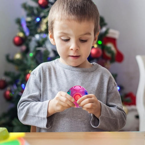 Vdealen Magic Rainbow Puzzle Ball, Fidget Toy for Boys & Girls, Brain Teaser for Birthday Party, Easter, Christmas
