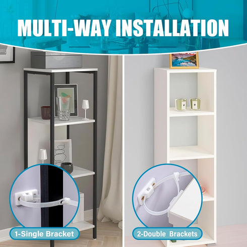 12 Pairs Furniture Anchors for Baby Proofing, Anti Tip Child Safety Cabinet Straps for Secure Furniture