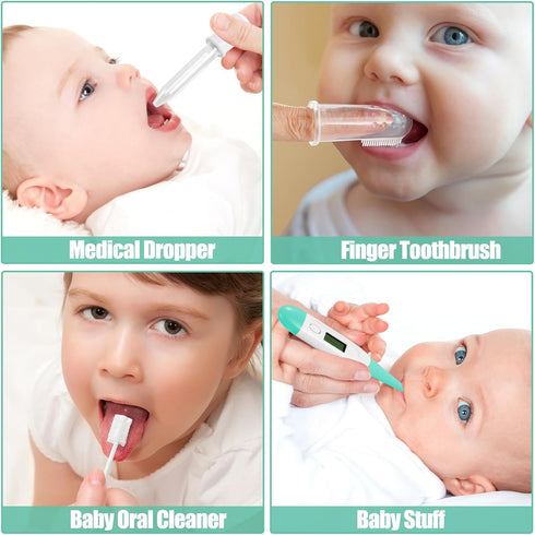 31PCS Set, Baby Healthcare and Grooming Kit for Newborn Kids, Upgraded Safety Baby Care Kit, Newborn Nursery Health