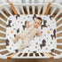 KICPOAY 39 27 Fitted Crib Sheets Dachshund with Dog Paws Stretchy Portable Playard Sheets for Baby Toddler, Breathable