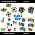 Mini-13 2x2x2 Cube-4 1 Magnetic Fidget Spinner Blocks, Glow Magnet Cube & Transformable Fidget Spinner & Infinity Cube