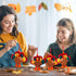 Suhine 24 Pcs Thanksgiving Turkey Toy, Mini Stuffed Animal Bulk for Thanksgiving Party Decor and Birthday Gifts