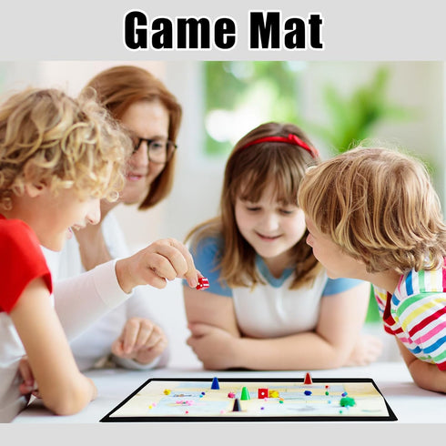 Outdoor(Black,40 40 Inch) Buryeah Mahjong Mat Large Non Slip Neoprene Rubber Table Mat Noise Reduction Dominoes Poker