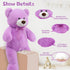 36 Inch Big Teddy Bear Cute Giant Stuffed Animal Plush Bear for Kids and Girlfriend in Purple