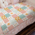 Boho Rainbow You Are My Sunshine Baby Blanket - Pink Sun Polka Dots Flannel Fleece, 30 x 40 for Girls Gift