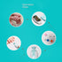 Honhui Trimmer Baby Nail File, Safe Electric Product Nail Nail Clippers for Newborn