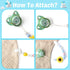 LSTRAGY 2 Pack Silicone Pacifier Clip, Pacifier Holder for Boys and Girls, Adorable Sunflower Pacifier Clips Fits