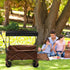 Setup Portable Folding Wagon Canopy Sunshade for Outdoor Activities Family-Friendly Utility Cart for Picnics Camping