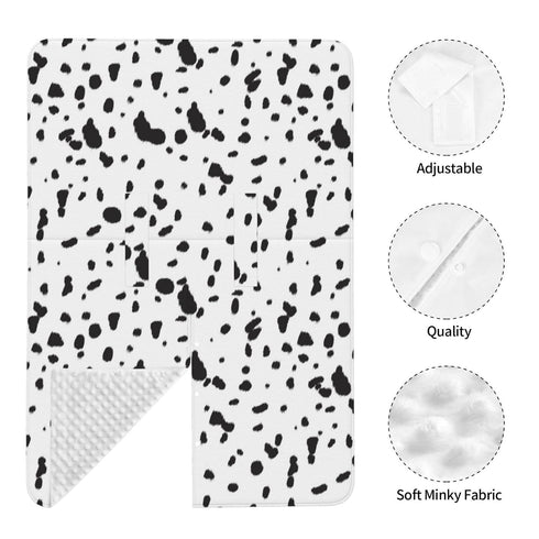 Zhbvncp Dalmatian Skin Baby Car Seat Cover & Breastfeeding Nursing Cover - Breathable Stretch Fabric Multi-Use Nursing