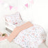 4 Set, Sets GFU Piece Toddler Bedding Ultra Soft and Breathable Toddler Comforter for Girls Includes Quilted Comforter