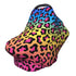 Schgap Leopard Car Seat Cover for Baby, Soft Stroller Cover Nursing Cover Breastfeeding
