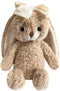 Bunny Stuffed Animal Soft Rabbit Cuddly Toy 8'' Long - Eared Brown