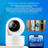 SOVMIKU 64GB 2K 5GHz 360 Setup, Alarm,180 Indoor Camera, Wi-Fi, Plug-in, AI Tracking, Home Security, Pet/Baby Monitor