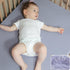 2 Pack Set 28"x 52" Muslin Neutral Crib Sheets for Boys & Girls Blue Rutiwa Soft Breathable Baby Sheets for Crib