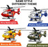 CSDCSD 3 4 5 6+ Rescue Transport Helicopters Kids Toys,Helicopters Toy with Crane and Transport Racks,Gifts for Age
