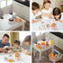 200 Pcs Dollhouse Miniature Food & Drinks - Kitchen Accessories for 1/12 Doll House, Fake Resin Pretend Game