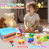 QUYSK 300 Counting Pcs Linking Cubes for Kids - Blocks with Storage Boxes, Connecting Cubes Math Manipulatives