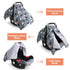 Rquite Car Seat Cover Baby, Carseat Covers Baby Boy, Minky Infant Car Seat Cover Winter, Peekaboo Opening Car Seat