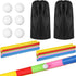 Team Building Activities Kit for Adults and Teens, Group Learning Exercise Games with Half Pipes Golf Balls Storage